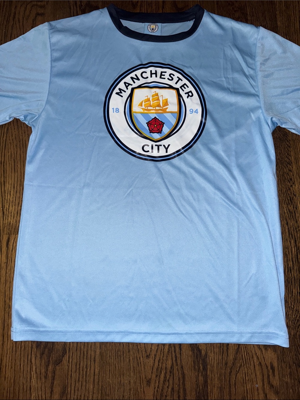 Manchester City Light Blue Soccer Tee